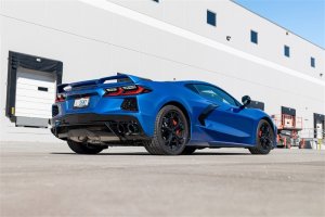 Chevrolet Corvette C8 Performance Exhaust - Rear - CORSA Performance - Cat Back, Dual Rear Exit, NPP, 4.5in Pro-Series Tips - Black PVD - `20-`26